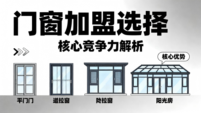 門窗加盟選擇，核心競爭力解析